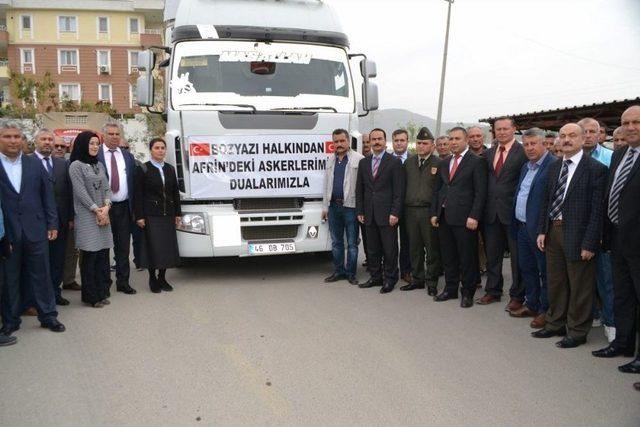 Bozyazı’dan Afrin’deki Mehmetçiğe 20 Ton Muz