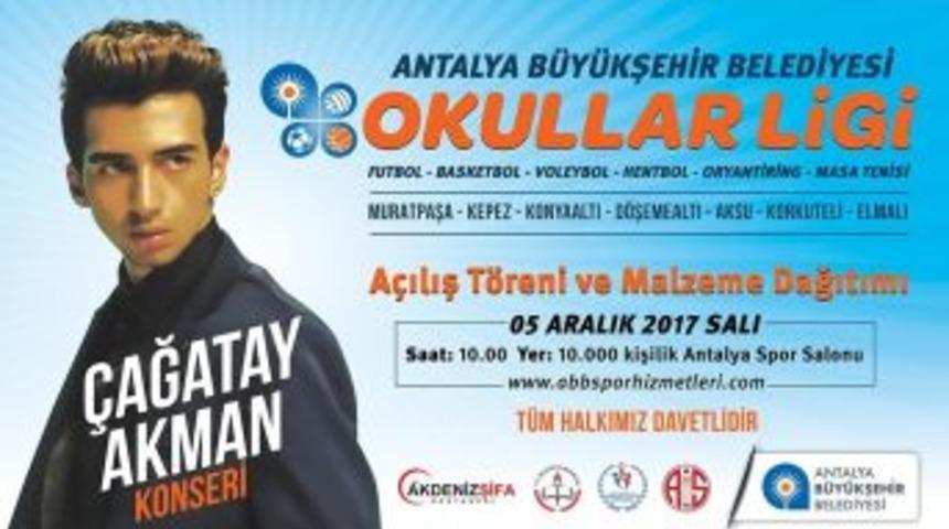 Okullar Ligi Heyecanı &Ccedil;ağatay Akman Konseriyle Başlıyor