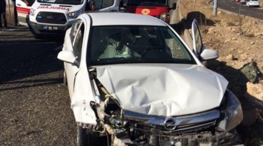 Midyat&rsquo;ta Trafik Kazası: 4 Yaralı