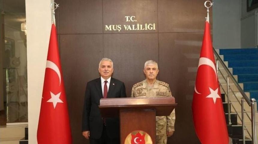 Jandarma Genel Komutanı Orgeneral Arif &Ccedil;etin Muş&rsquo;ta