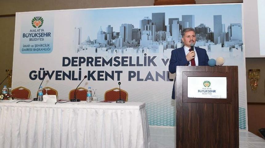 Malatya&rsquo;da &lsquo;depremsellik Ve G&uuml;venli Kent Planlaması&rsquo; Paneli