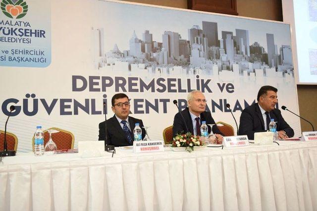 Malatya’da ‘depremsellik Ve Güvenli Kent Planlaması’ Paneli