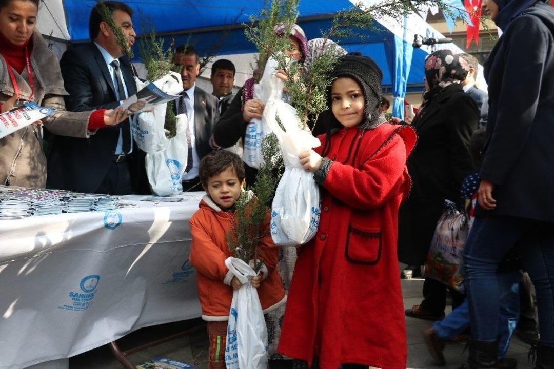 Şahinbey&rsquo;de 400 Bin Fidan Dağıtıldı