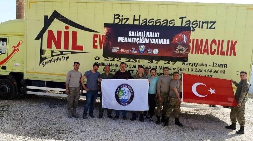 Salihli&rsquo;den G&ouml;nderilen Yardımlar Mehmet&ccedil;iğe Ulaştı