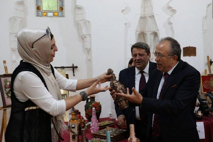 Masmek Kursiyerlerinden El Sanatları Sergisi G2