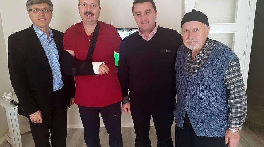 Başkan Bakıcı Hastaları Evlerinde Ziyaret Etti, Şifa Diledi