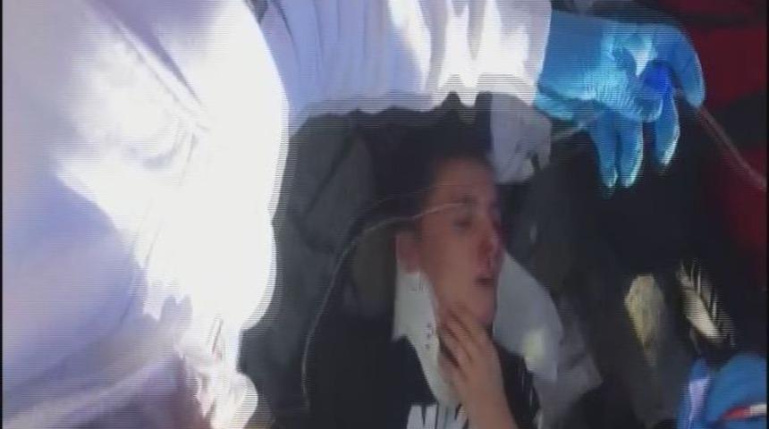 Trabzon&rsquo;da İdmandan &Ccedil;ıkan Kız &Ouml;ğrencilere Motosiklet &Ccedil;arptı: 9 Yaralı