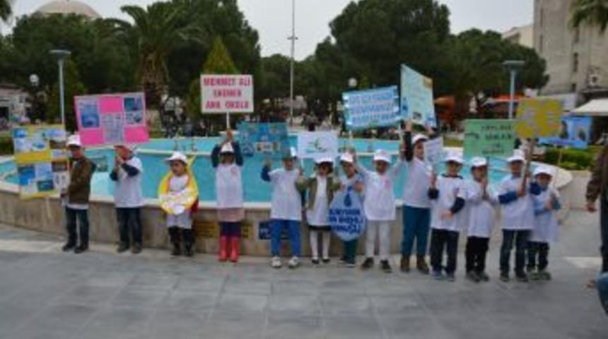 Söke’nin Eko-okulu Mehmet Ali Ekener Anaokulu ‘su’ya Dikkat Çekti