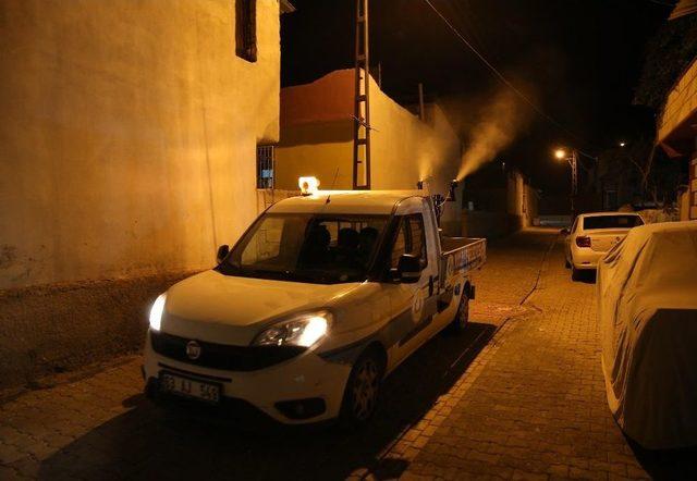 Haliliye Belediyesi İlaçlamada Yoğun Mesai Harcıyor