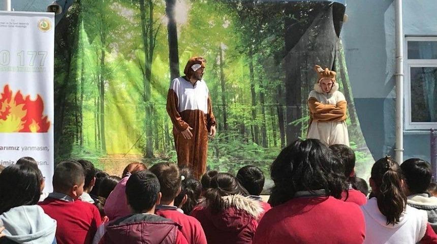 Tiyatro İle Orman Sevgisi Aşılama &Ccedil;alışması