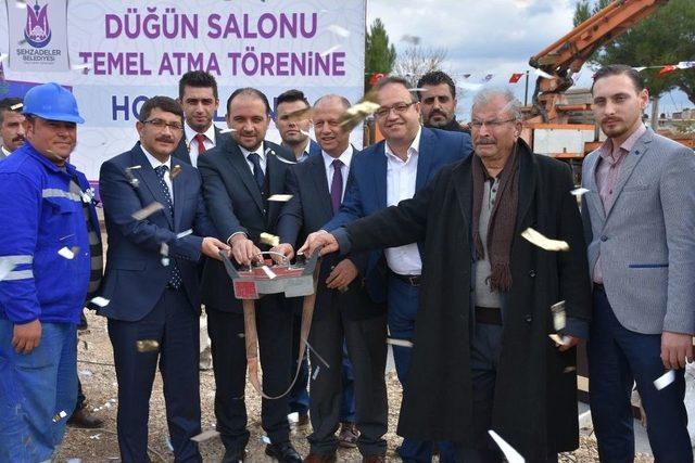 Karaağaçlı Düğün Salonunu Temelleri Atıldı