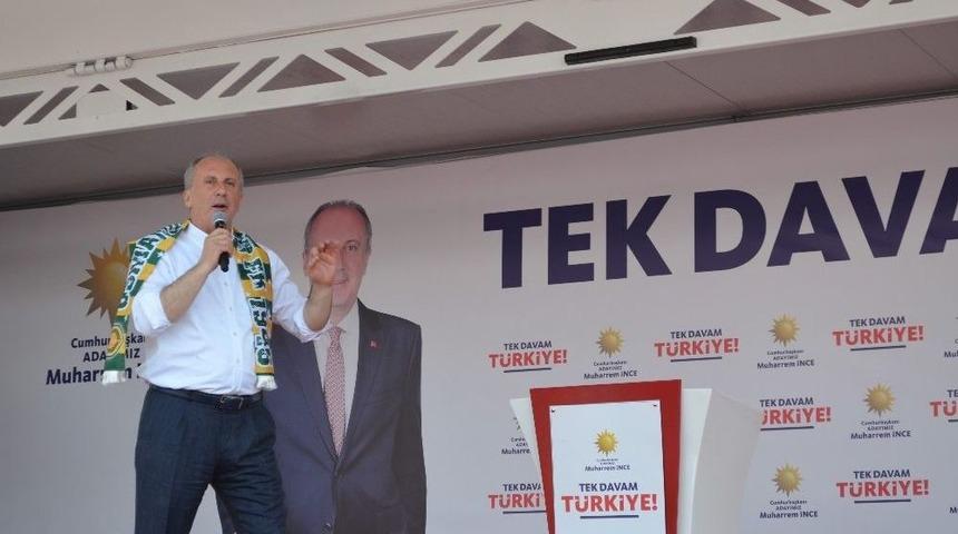 Cumhurbaşkanı Adayı İnce’den Ab, Abd Ve Suriye’ye Barış Mesajı