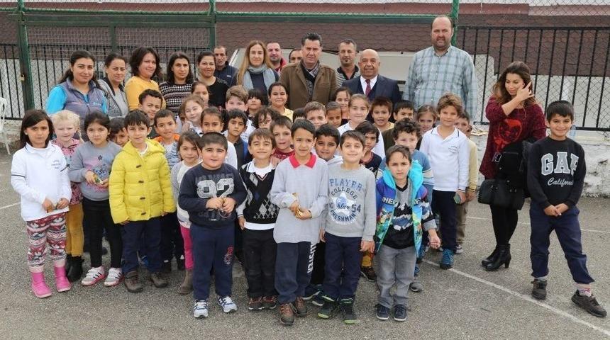 Başkan Kocadon, H&uuml;seyin Boyacı İlkokulu&rsquo;nu Ziyaret Etti