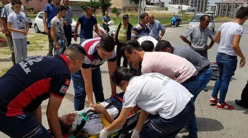 Tire&rsquo;de Trafik Kazası 1ağır Yaralı