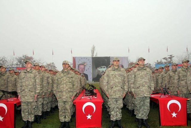 Elazığ’da Kısa Dönem Askerler Yemin Etti