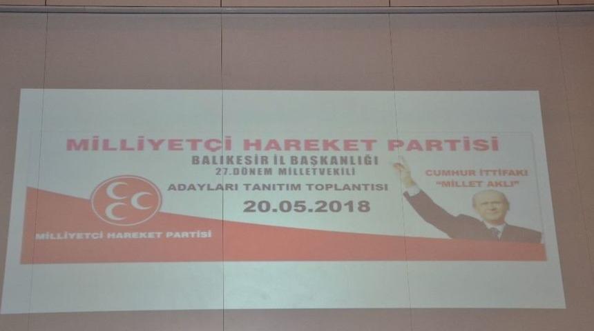 Mhp Balıkesir Milletvekili Adaylarını Tanıttı
