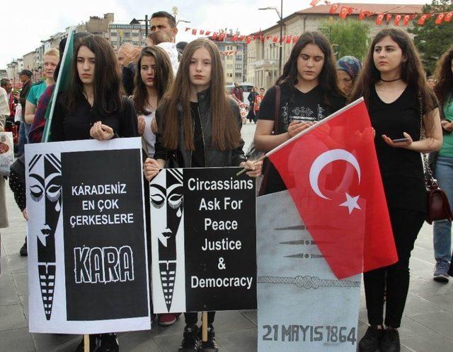 Sivas’ta ’çerkes Sürgünü’ Protesto Edildi