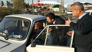 Araçta Uyuyan Alkollü Şahıs Polisi Alarma Geçirdi