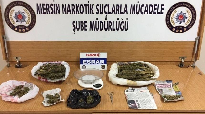 Mersin&rsquo;de Uyuşturucu Operasyonu: 12 G&ouml;zaltı