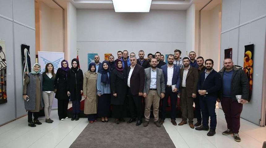 Başkan To&ccedil;oğlu Eşi İle T&uuml;gva&rsquo;da S&ouml;yleşiye Katıldı