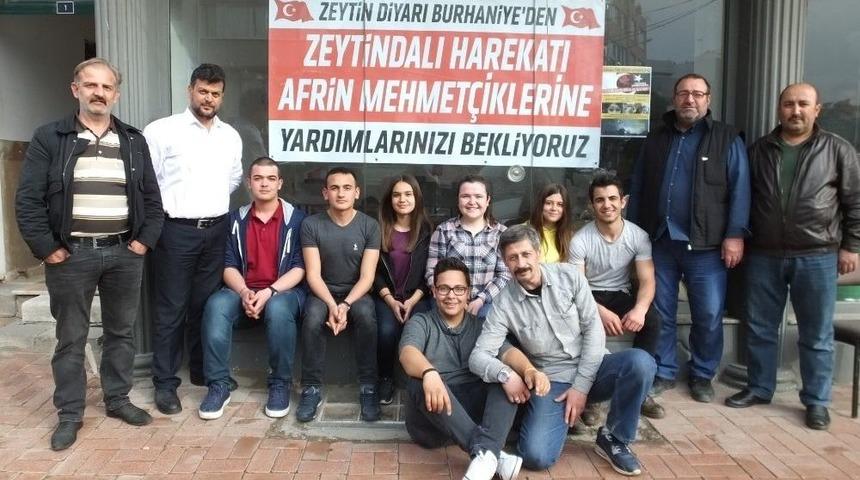 Burhaniyeliler Afrin&rsquo;e Yardım İ&ccedil;in Seferber Oldu
