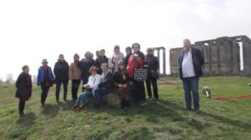 Aizonai Antik Kenti&rsquo;ne Ziyaret&ccedil;i Akını