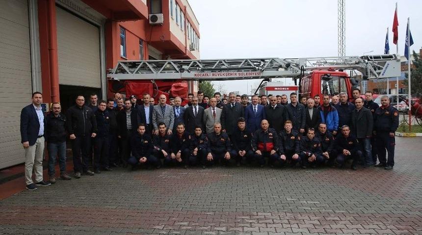 Genel Sekreter Bayram, İtfaiyecileri Ziyaret Etti