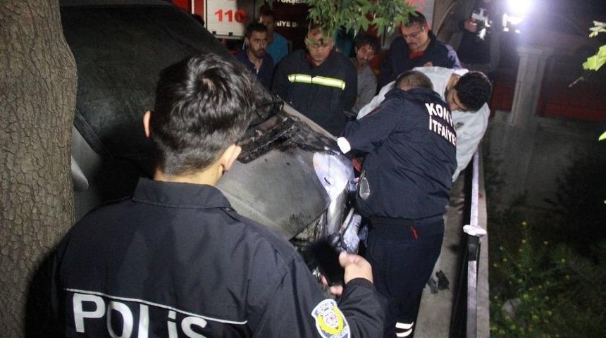 Önce Tehdit Aldı Daha Sonra Aracı Kundaklandı