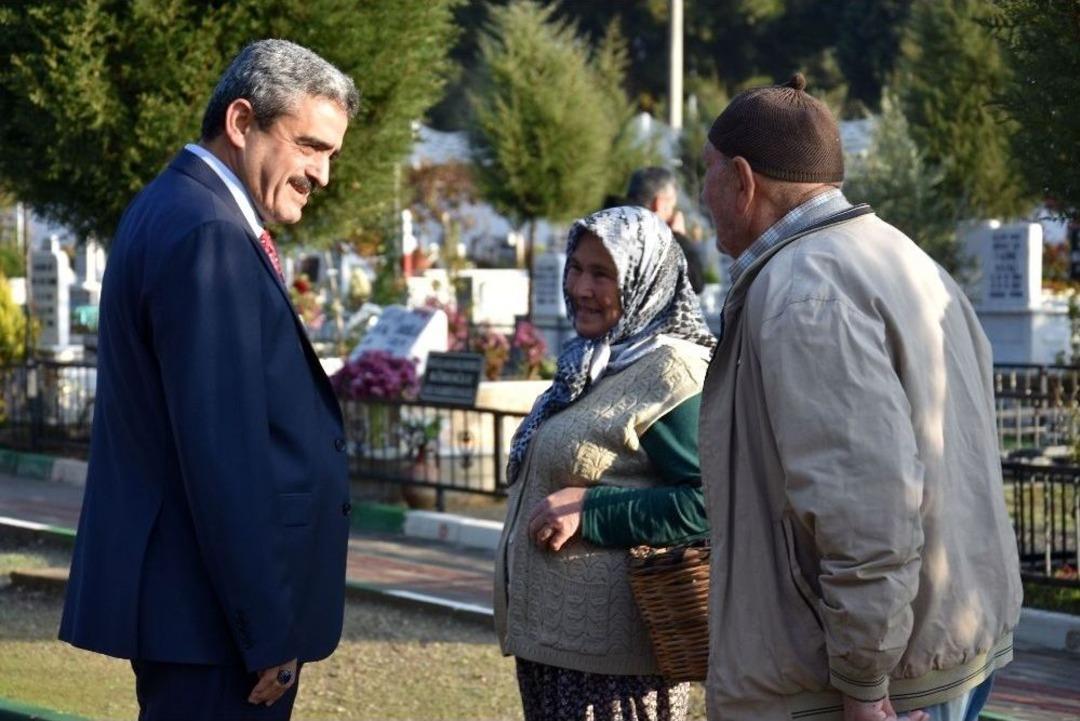 Başkan Alıcık, Eğriboyun Mezarlığında İncelemede Bulundu