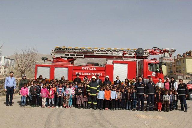 Bitlis İtfaiyesinden Yaygın Tatbikatı