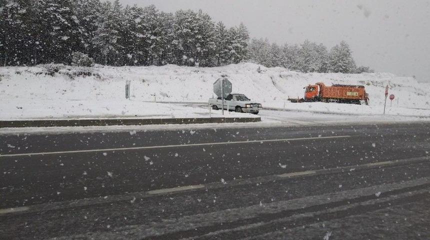 Isparta’da Kar Yağışı
