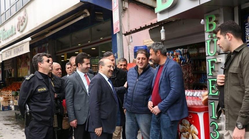 Vali Ustaoğlu’ndan Esnaf Ziyareti