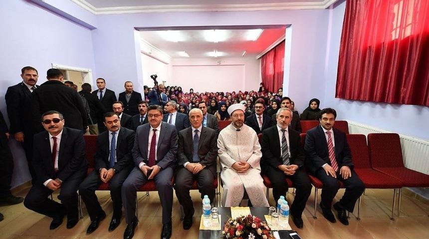 Diyanet İşleri Başkanı Erbaş&rsquo;tan, İmam Hatip Lisesi &Ouml;ğrencilerine Tavsiyeler