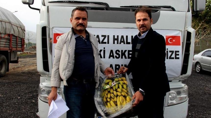 Bozyazılı &Uuml;reticilerden Mehmet&ccedil;iğe 19 Ton Muz