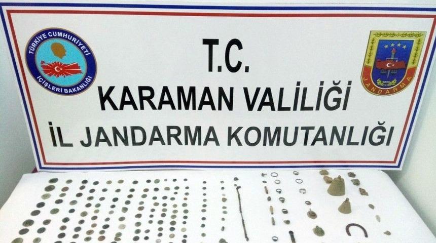 Karaman&rsquo;da Tarihi Eser Operasyonu