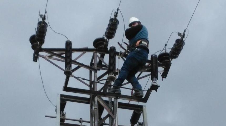 14 Mahallenin Orta Gerilim Enerji Nakil Hatları Yenilendi