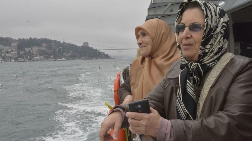 Yaşlılar Boğazın Keyfini &Ccedil;ıkardı