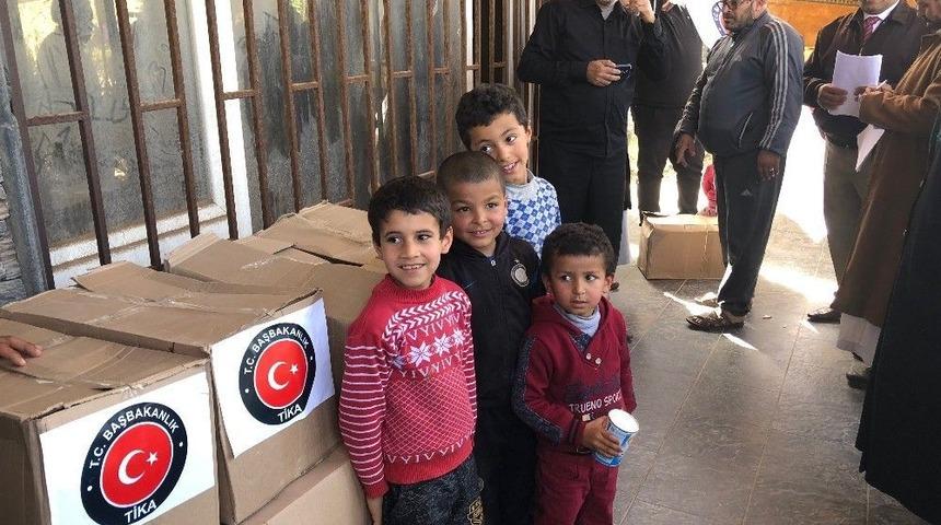 Libya&rsquo;da 200 Aileye Gıda Yardımı