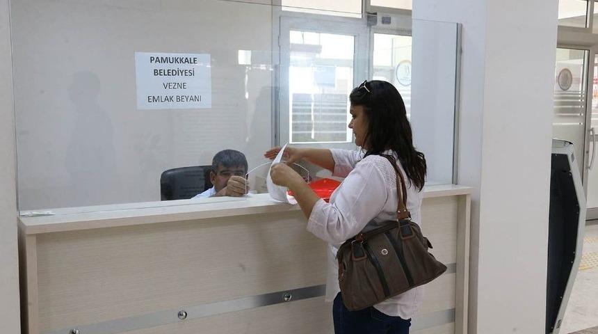 Pamukkale Belediyesi&rsquo;nden Vatandaş İ&ccedil;in Tapu Veznesi Kurdu