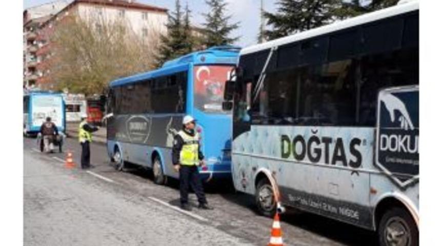 Toplu Taşıma Ara&ccedil;larına Denetim Yapıldı