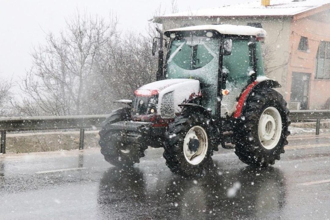 Bolu&rsquo;da Kar Yağışı Başladı