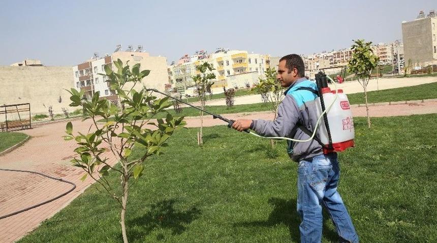 Haliliye&rsquo;de Bitki Zararlılarıyla M&uuml;cadele &Ccedil;alışması