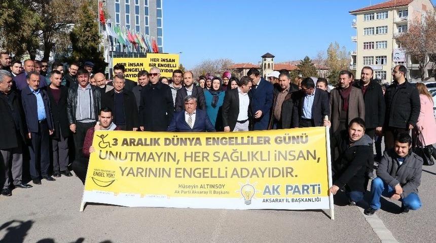 Aksaray&rsquo;da Engelliler Y&uuml;r&uuml;d&uuml;