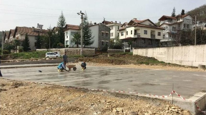 Fatsa Belediyesi Basketbol Sahası Yapıyor