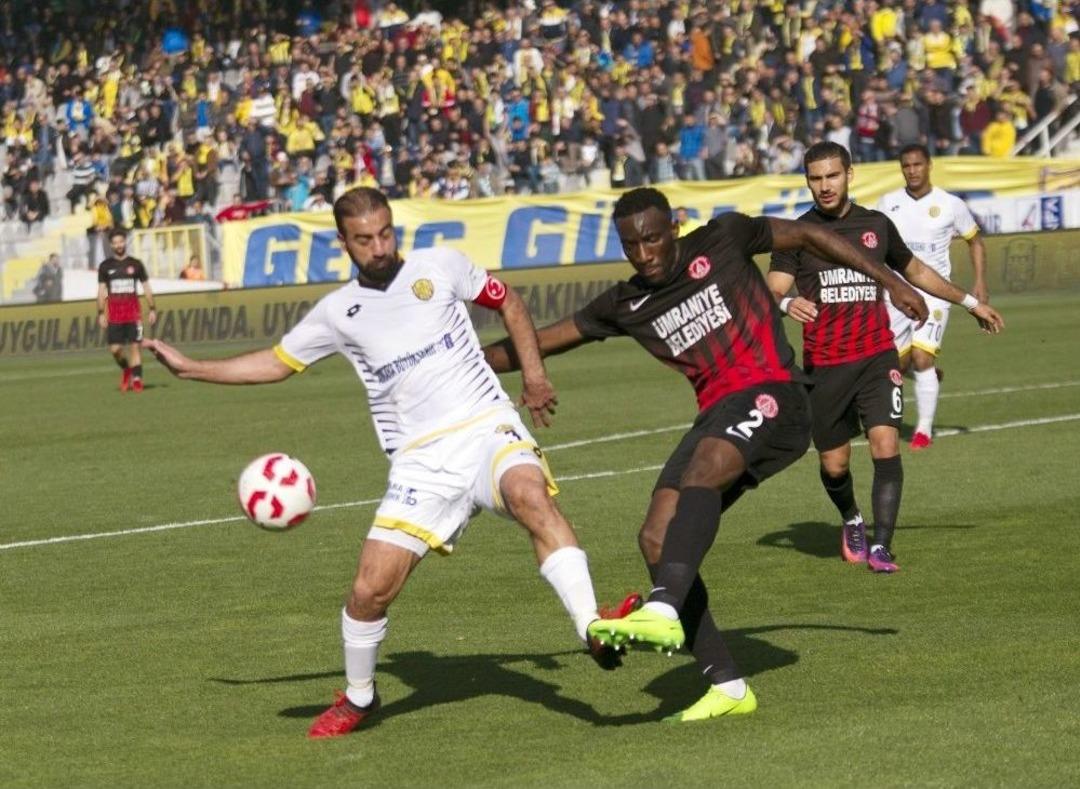 Tff 1. Lig: Mke Ankarag&uuml;c&uuml;: 2 - &Uuml;mraniyespor: 1