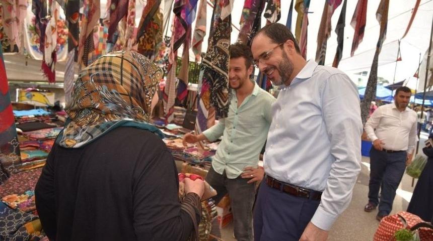 Başkan Ayaz&rsquo;dan Esnaf Ziyareti