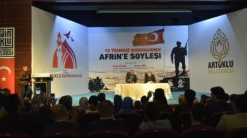 Artuklu Belediyesinden 15 Temmuz&rsquo;dan Afrin&rsquo;e S&ouml;yleşisi