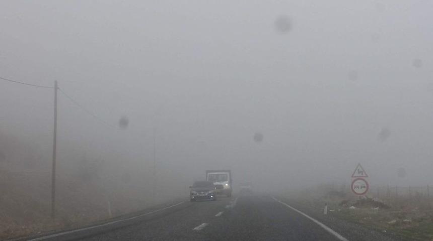 Siirt&rsquo;te Yoğun Sis