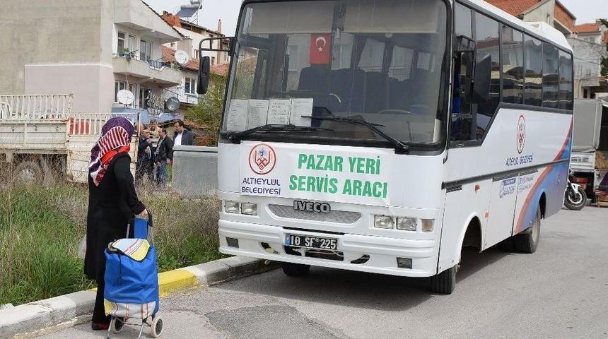 Gop Ve Yıldız&rsquo;a &Uuml;cretsiz Pazar Servisi