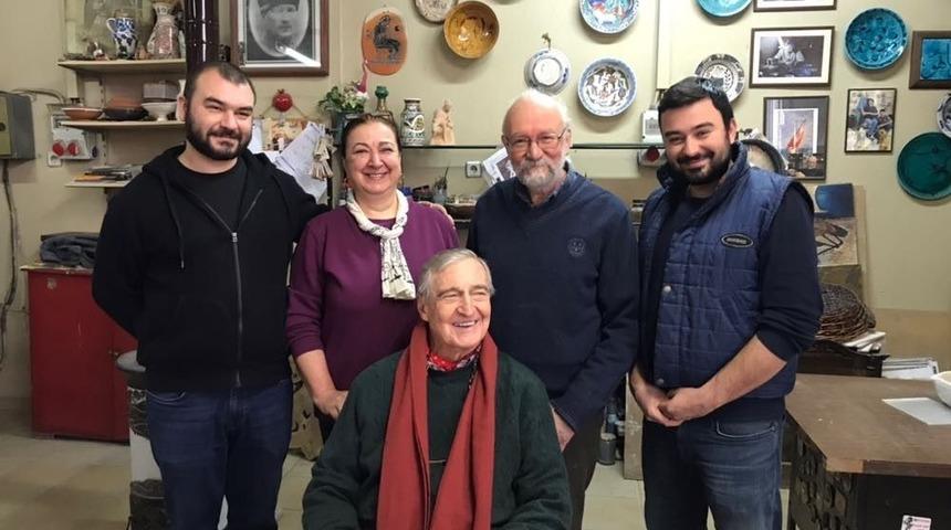 Rahmi Ko&ccedil; İznik&rsquo;te Seramik At&ouml;lyesini Ziyaret Etti